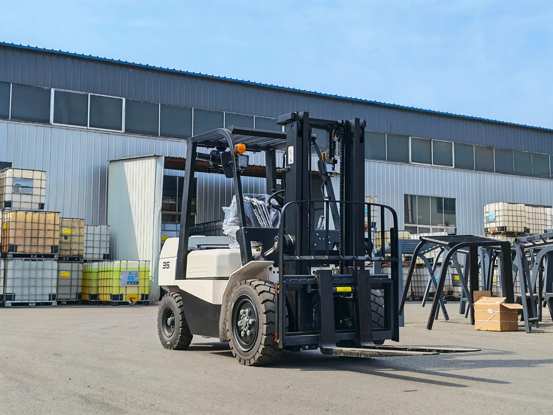 WEGO 3.5 Ton Diesel Forklift for Port and Yard Work