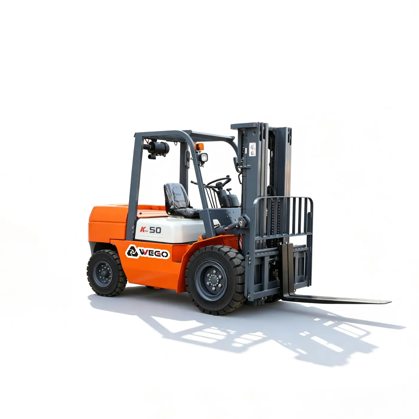 WEGO A50 5.0T Diesel Forklift - 3-Stage Mast